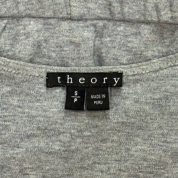 Theory S Jiyan Romper Playsuit Gray Pima Cotton Pockets Comfort Fit Short Sleeve - Picture 11 of 11